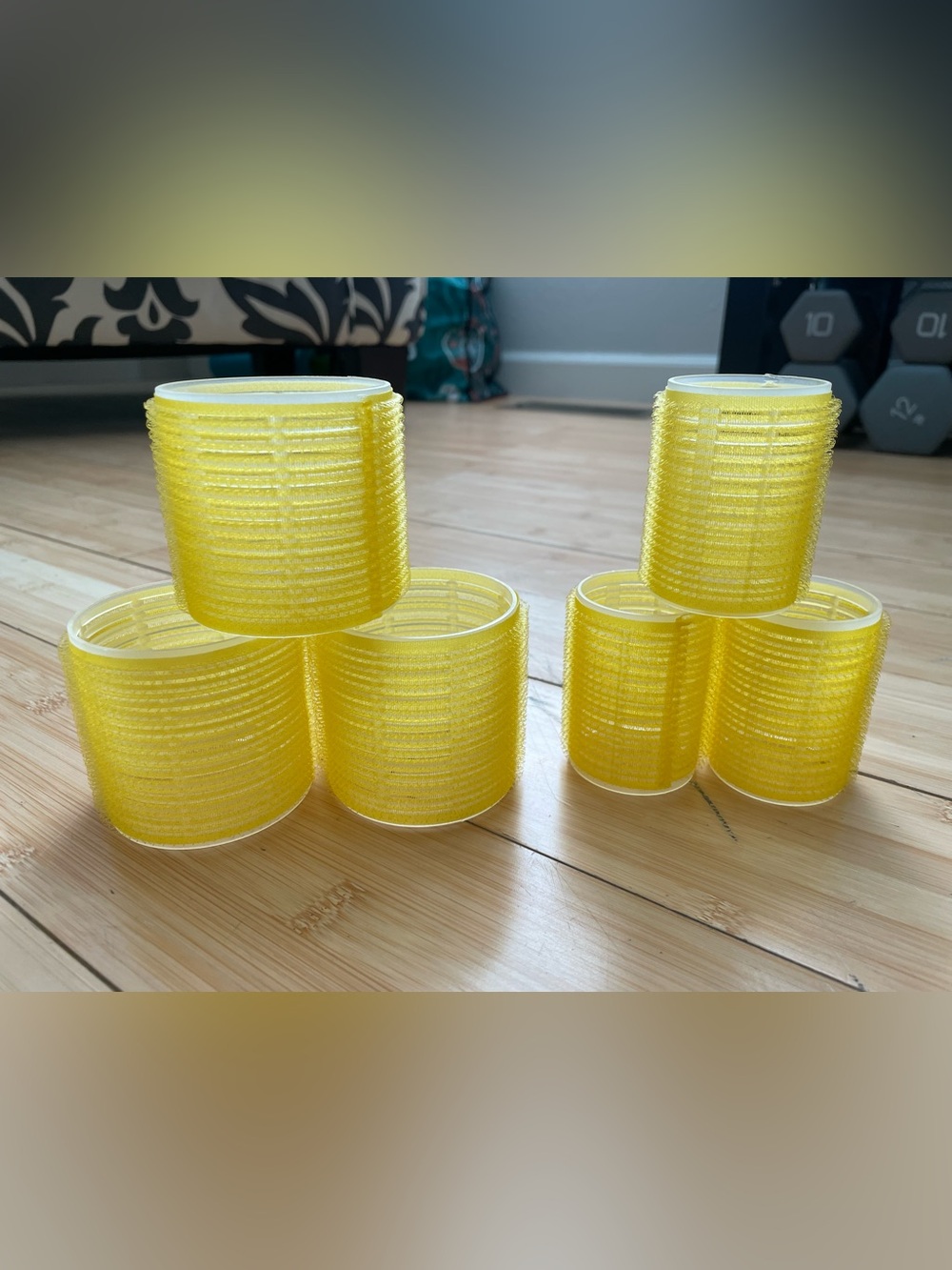 Drybar High Tops Yellow Self-Grip Hair Rollers - Picture 5 of 6